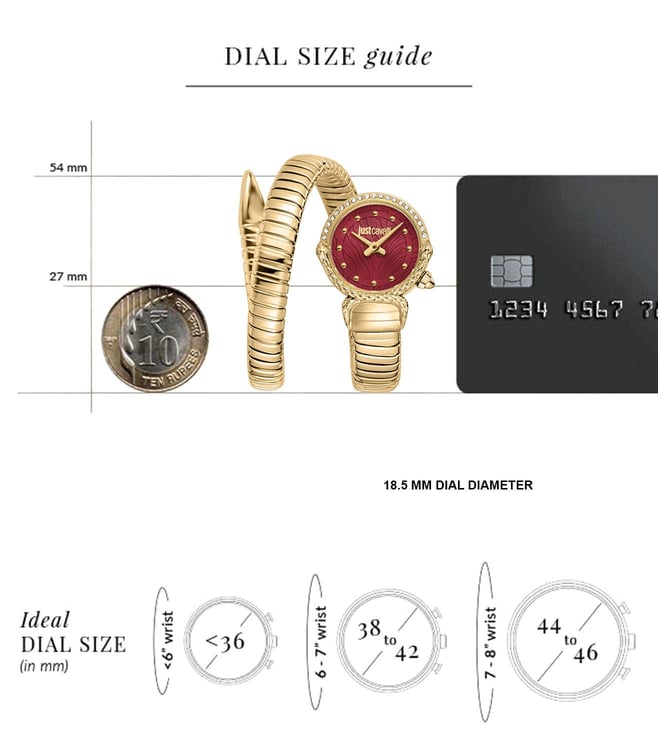 Just Cavalli Radiosa Analog Women 18.5 mm JC1L350M0035