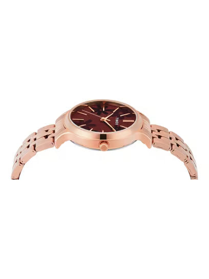 Timex Women Maroon Dial Analog Watch - TWTL12314 - KRISHNA WATCH COMPANY