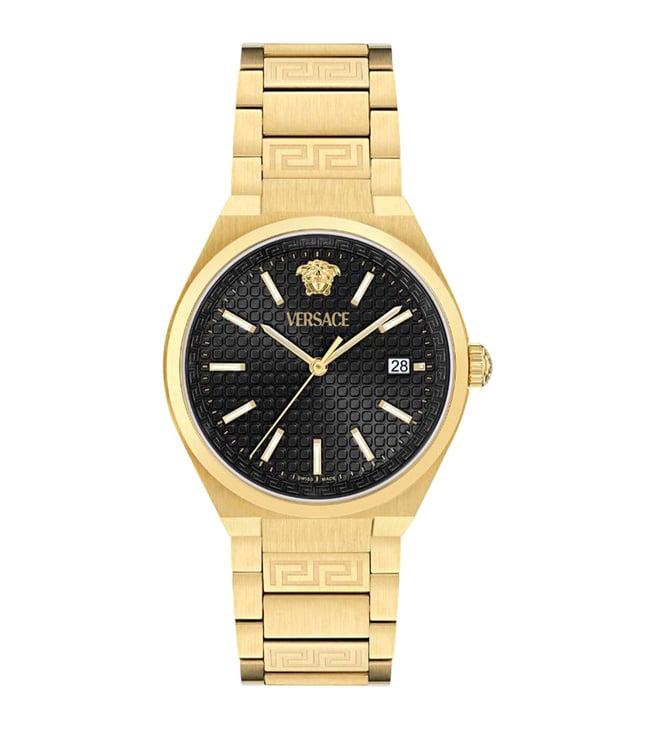 Versace V-Auria Quartz Men 39 mm VE0F00525 - KRISHNA WATCH COMPANY