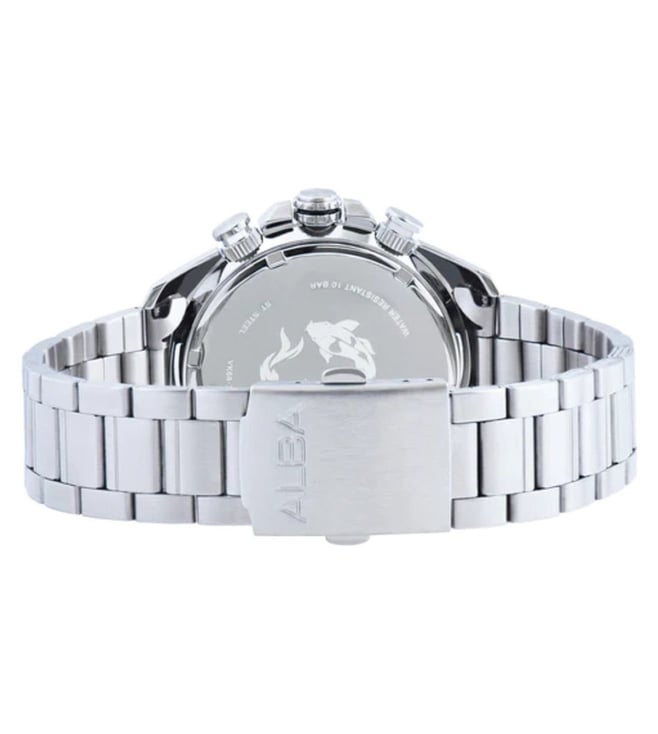 ALBA Metallic Deep Blue Dial Chronograph Watch AX7015X1