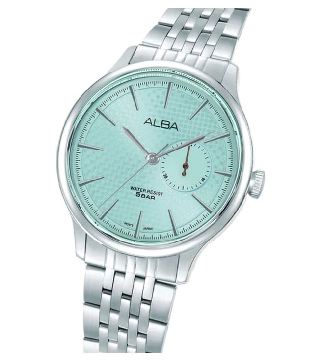 Alba Ice Mint Dial Watch - A5B007X1 - KRISHNA WATCH COMPANY