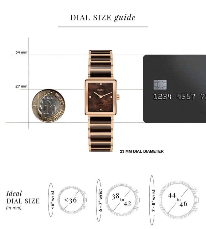 RADO Integral Quartz Women 23 mm R20251912 - KRISHNA WATCH COMPANY