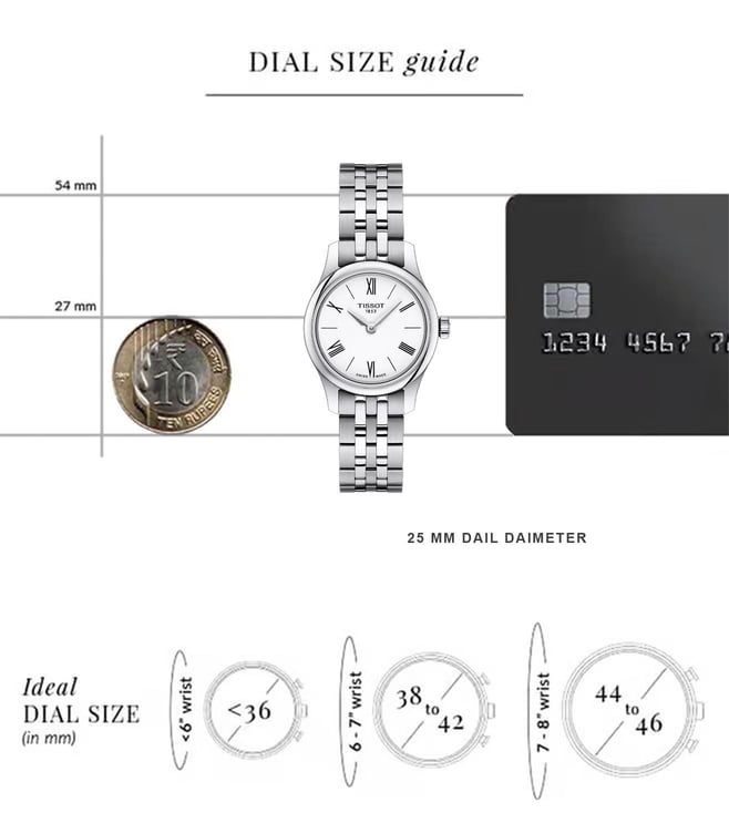 Tissot TRADITION Swiss Quartz Women 25 mm T0630091101800 - KRISHNA WATCH COMPANY
