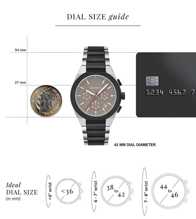 Armani Exchange Sync Quartz Chronograph Men 42 mm AX4199 - KRISHNA WATCH COMPANY