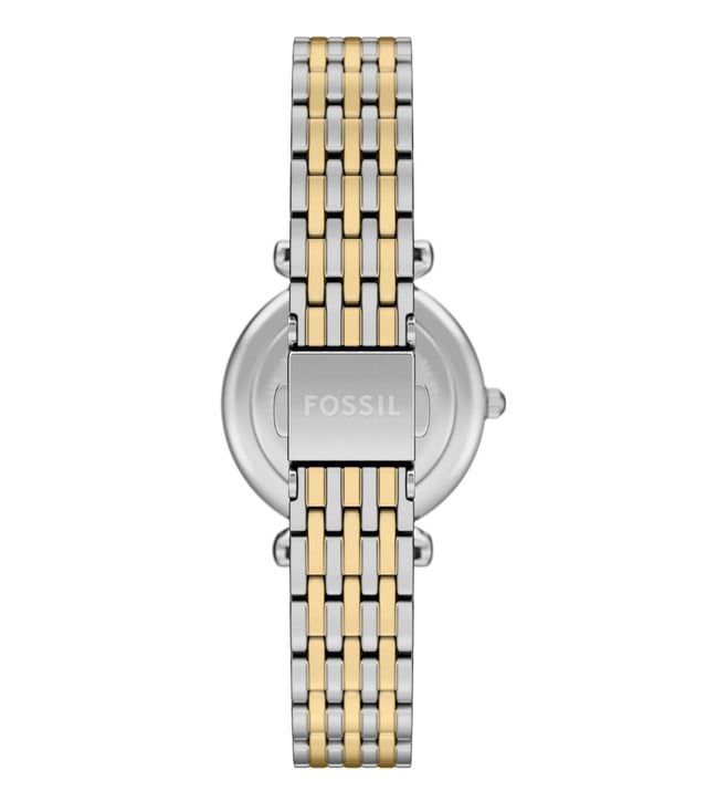 Fossil Carlie Quartz Women 28 mm with Bracelet ES5450SET - KRISHNA WATCH COMPANY