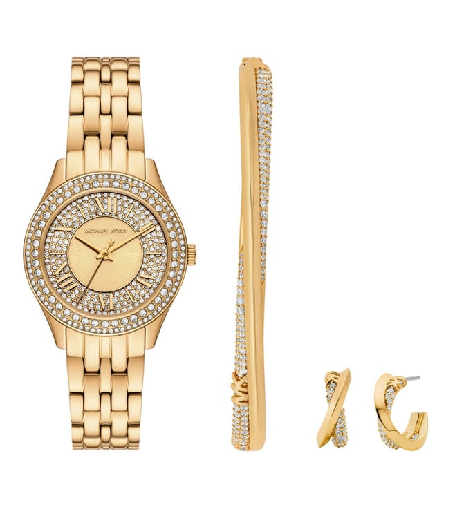 Michael Kors HARLOWE Quartz Women 33 mm with Bracelet - MK4974SET - KRISHNA WATCH COMPANY