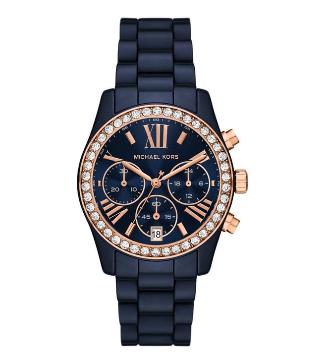 Michael Kors Lexington Quartz Chronograph Women 38 mm MK4969 - KRISHNA WATCH COMPANY
