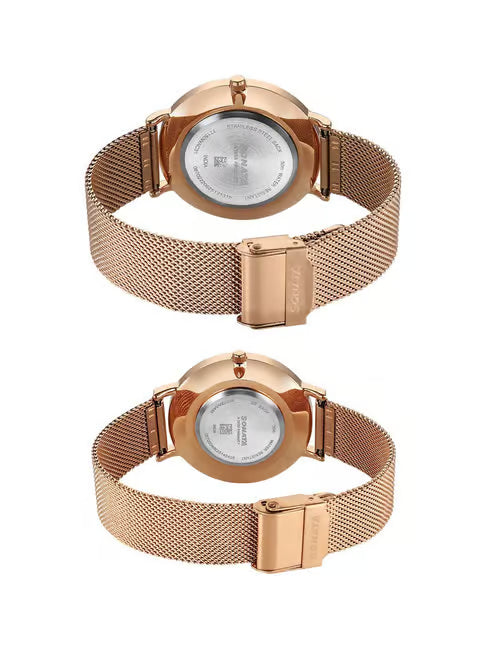 Sonata Soulmate Couple Analog Watch 7715087073WM01 - KRISHNA WATCH COMPANY