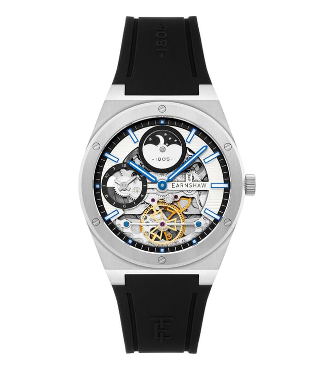 EARNSHAW Drake Dual Time Automatic Men 42.5 mm ES-8291-01 - KRISHNA WATCH COMPANY