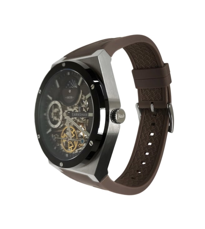 EARNSHAW Drake Dual Time Automatic Men 42.5 mm ES-8291-04 - KRISHNA WATCH COMPANY