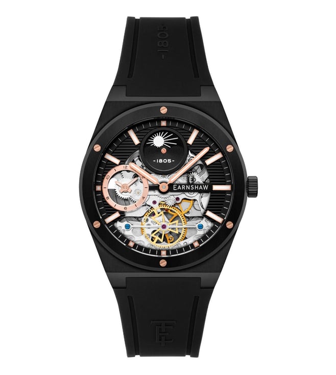 EARNSHAW Drake Dual Time Automatic Men 42.5 mm ES-8291-03 - KRISHNA WATCH COMPANY