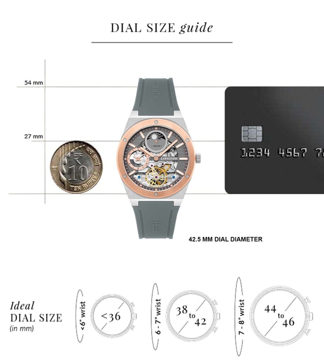 EARNSHAW Drake Dual Time Automatic Men 42.5 mm ES - 8291-02 - KRISHNA WATCH COMPANY