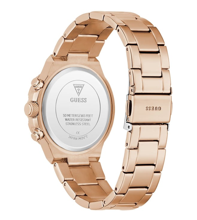 Guess Light Brown Round Dial Analog Women's Watch - GW0950L4 - KRISHNA WATCH COMPANY