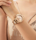 Guess Light Brown Round Dial Analog Women's Watch - GW0950L4