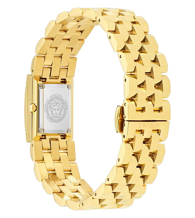 Versace Black Asymmetrical Dial Analog Women Watch - VE0C00325 - KRISHNA WATCH COMPANY