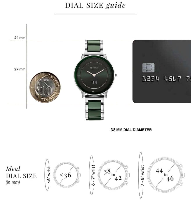 Titan Edge Melange Quartz Analog Watch For Women 2777kd06 - KRISHNA WATCH COMPANY