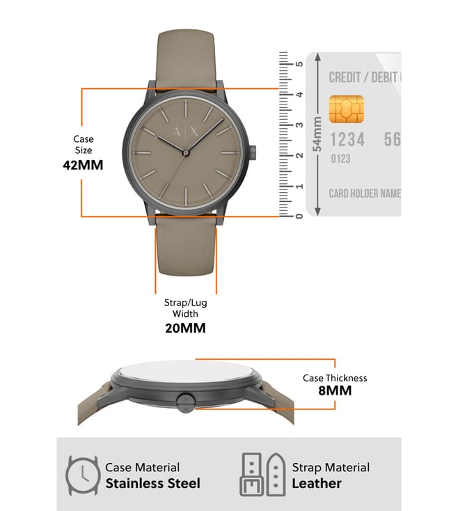 Armani Exchange Quartz Men 42 mm AX2766 - KRISHNA WATCH COMPANY