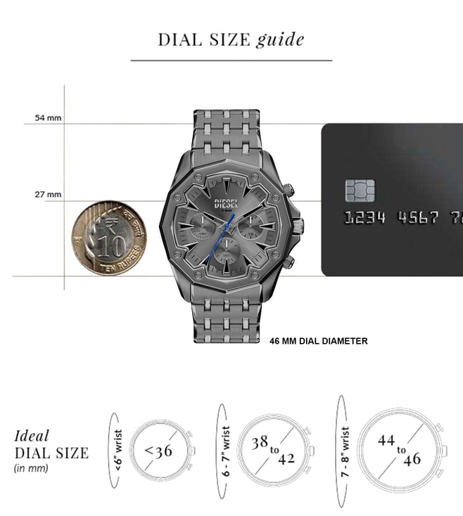 Diesel Stinger Quartz Chronograph Men 46 mm - DZ4708 - KRISHNA WATCH COMPANY