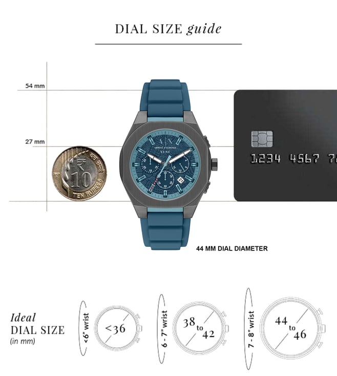 Armani Exchange Quartz Chronograph Men 44 mm AX4291 - KRISHNA WATCH COMPANY