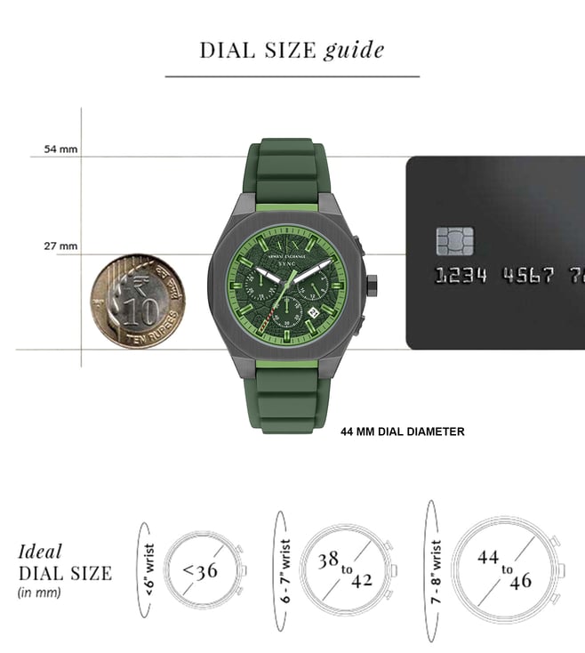 Armani Exchange Quartz Chronograph Men 44 mm AX4292 - KRISHNA WATCH COMPANY