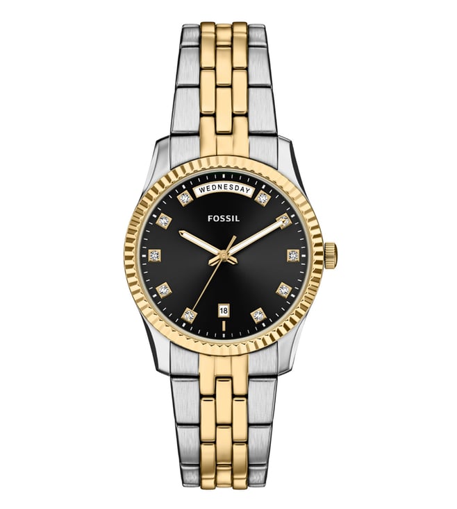 Fossil Scarlette Quartz Women 34 mm ES5458 - KRISHNA WATCH COMPANY