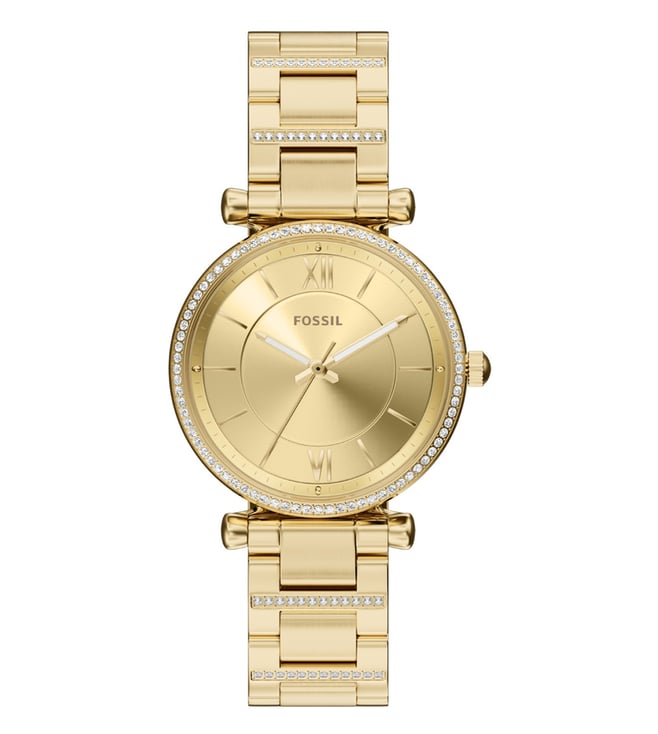 Fossil Carlie Quartz Women 35 mm ES5465 - KRISHNA WATCH COMPANY