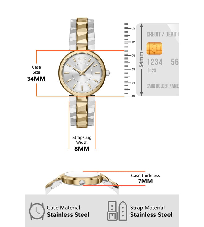 Armani Exchange Quartz Women 34 mm AX4406 - KRISHNA WATCH COMPANY