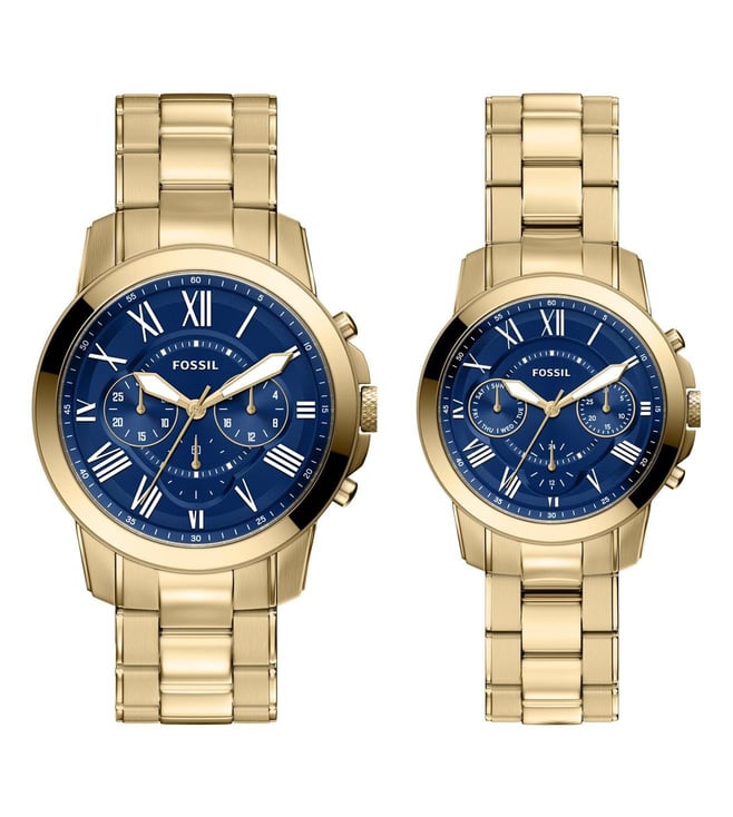 Fossil Grant Quartz Chronograph Couple 42 mm FS6200SET