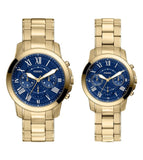 Fossil Grant Quartz Chronograph Couple 42 mm FS6200SET