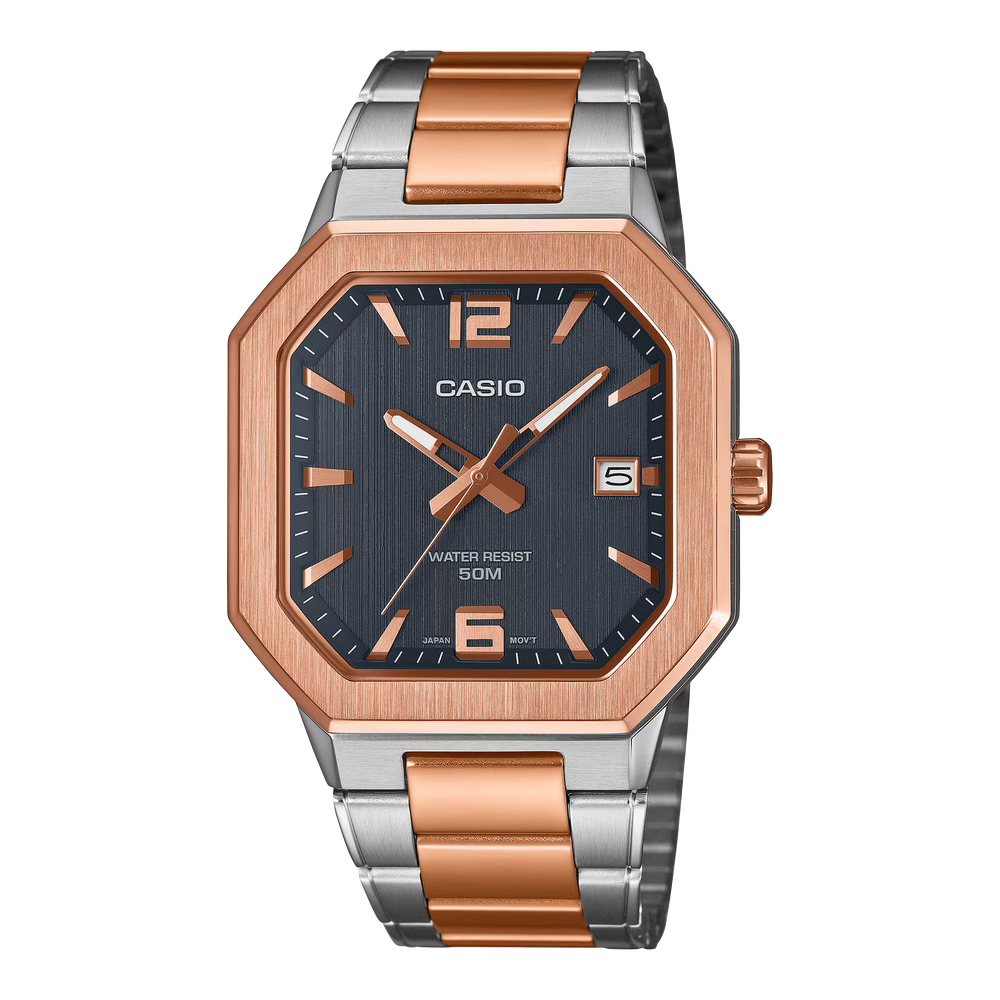 CASIO MENS METAL MTP-B195RG-2AVDF - A2529 - KRISHNA WATCH COMPANY