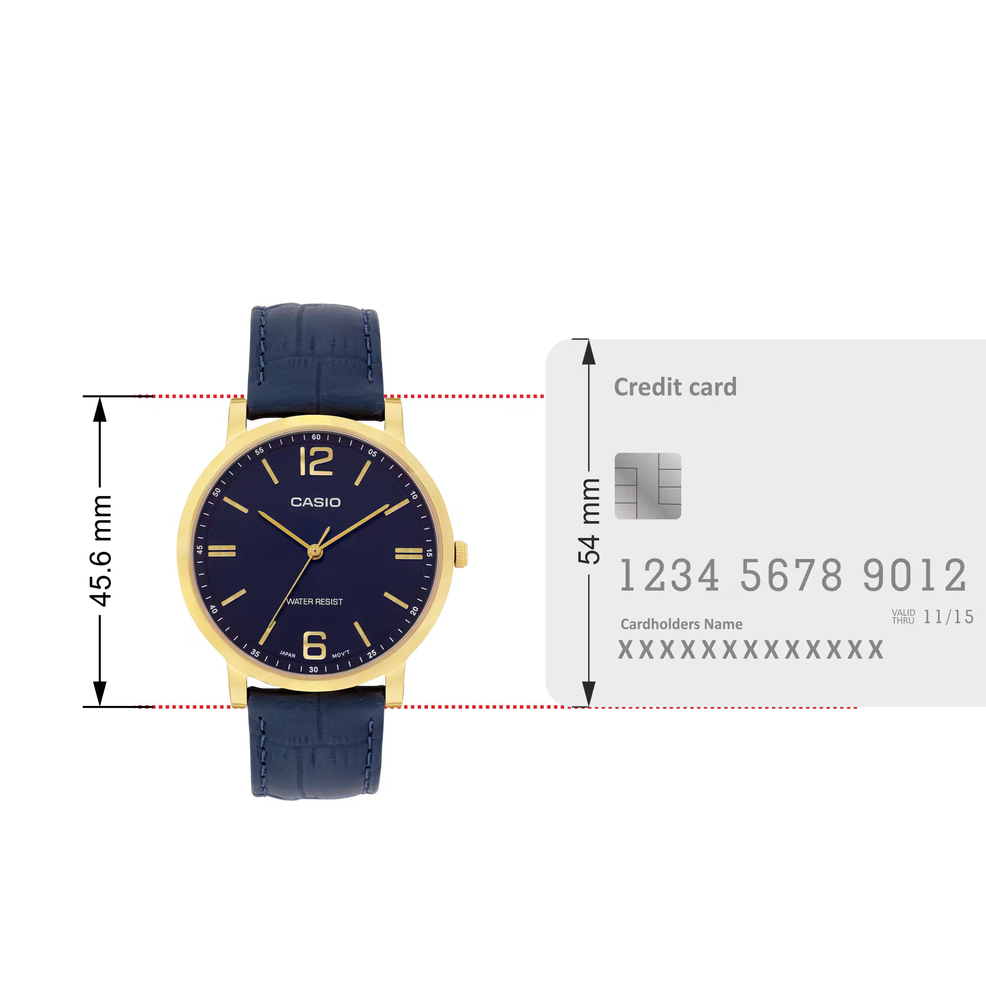 Casio MTP-SN5YGL-2A - A2439 - KRISHNA WATCH COMPANY