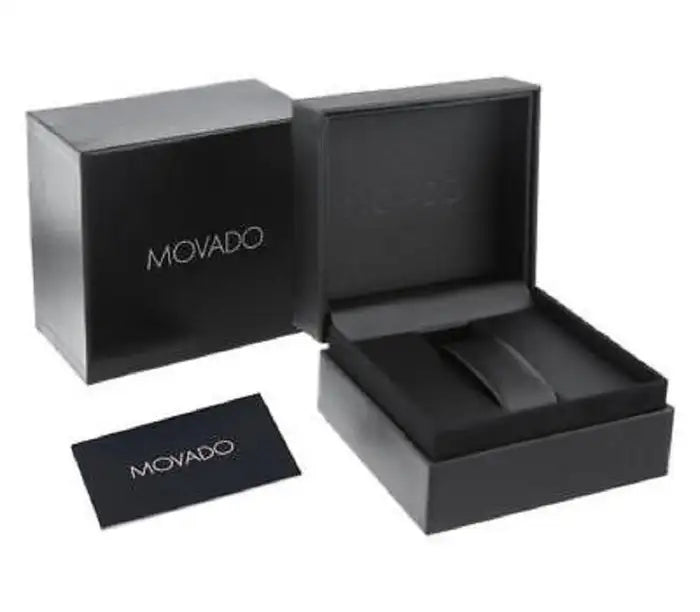 Movado Museum Classic 33mm Silver Dial Two Tone Stainless Steel Watch 607630 - KRISHNA WATCH COMPANY