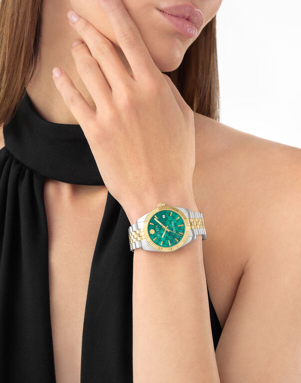 PHILIPP PLEIN Women Quartz Green Dial Analog Watch PWYFA0926 - KRISHNA WATCH COMPANY