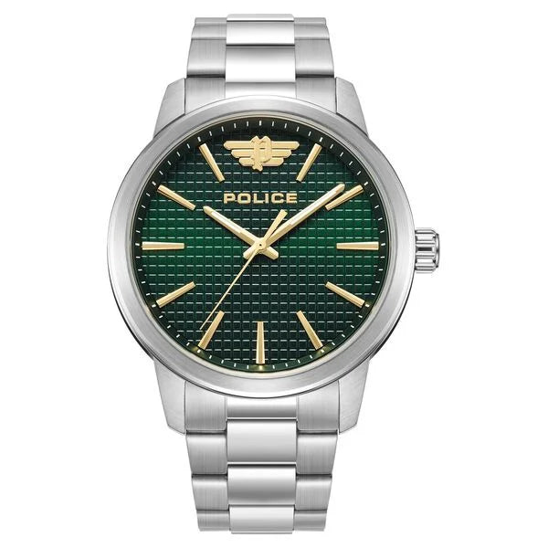 Police Analog Green Dial Watch for Men neplpewjg0018401 - KRISHNA WATCH COMPANY