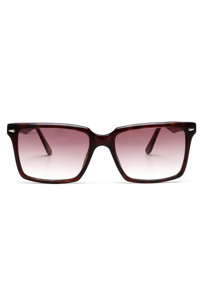 Unisex Full Rim Non-Polarized Rectangular Sunglasses 10012 C2 54 S - KRISHNA WATCH COMPANY