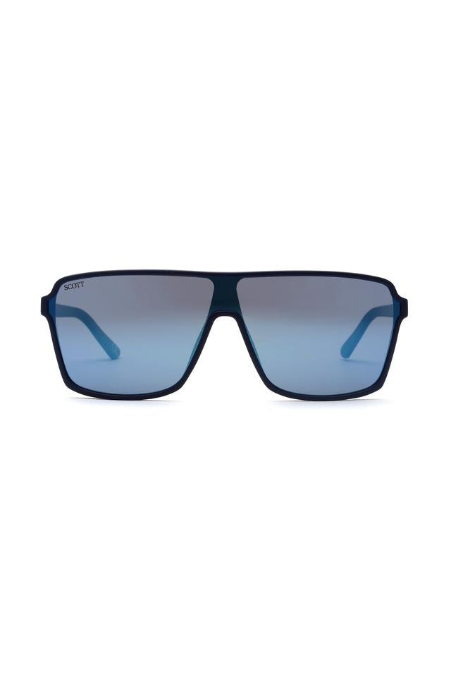 Scott Unisex Full Rim Non-Polarized Rectangular Sunglasses with Case SC 2550 C2 - KRISHNA WATCH COMPANY