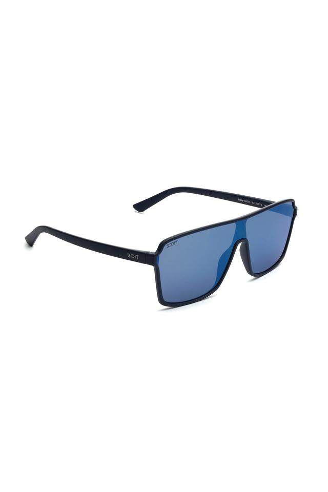 Scott Unisex Full Rim Non-Polarized Rectangular Sunglasses with Case SC 2550 C2 - KRISHNA WATCH COMPANY