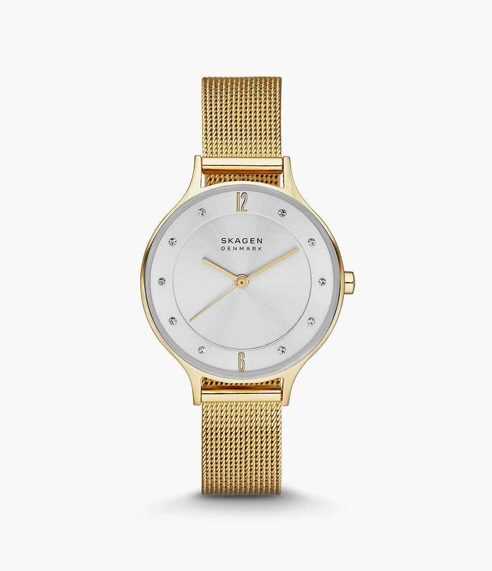 Anita Lille Gold-Tone Steel Mesh Watch SKW2150k - KRISHNA WATCH COMPANY