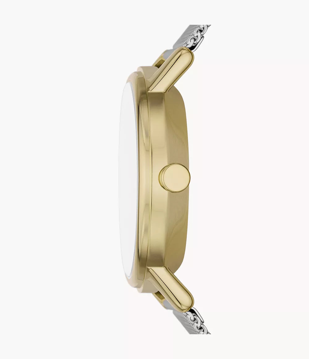 Kuppel Lille Two-Hand Sub-Second Stainless Steel Mesh Watch SKW3101