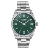 Sonata Poze Quartz Analog Green Dial Metal Strap Watch for Men sp70033sm01