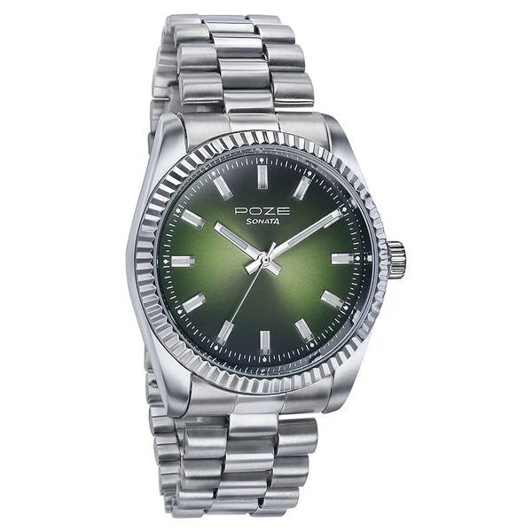 Sonata Poze Quartz Analog Watch For Men sp70043sm02 - KRISHNA WATCH COMPANY