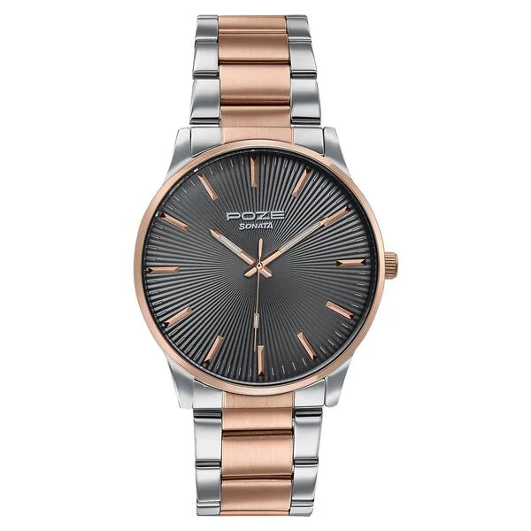 Poze By Sonata Quartz Analog Watch For Men sp70053km02w - KRISHNA WATCH COMPANY