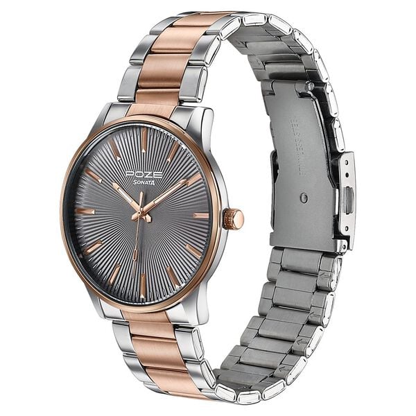 Poze By Sonata Quartz Analog Watch For Men sp70053km02w - KRISHNA WATCH COMPANY