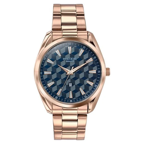 Sonata Poze Quartz Analog Watch For Men sp70066wm01 - KRISHNA WATCH COMPANY