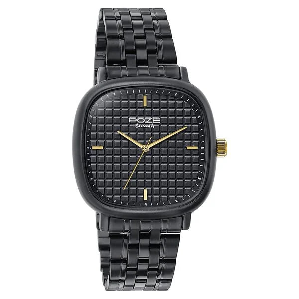 Sonata Poze Quartz Analog Watch For Men sp70072km03 - KRISHNA WATCH COMPANY