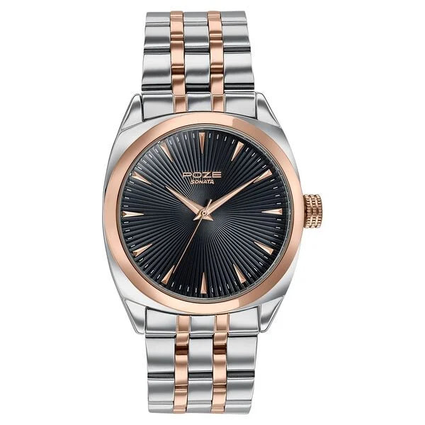 Sonata Poze Quartz Analog Watch For Men sp70077km01 - KRISHNA WATCH COMPANY