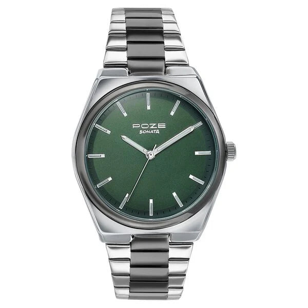 Sonata Poze Quartz Analog Watch For Men sp70078km01 - KRISHNA WATCH COMPANY