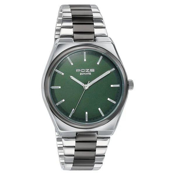 Sonata Poze Quartz Analog Watch For Men sp70078km01 - KRISHNA WATCH COMPANY