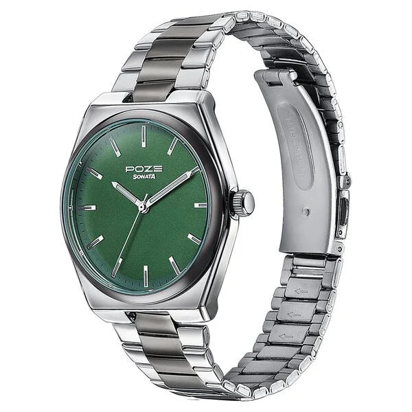 Sonata Poze Quartz Analog Watch For Men sp70078km01 - KRISHNA WATCH COMPANY