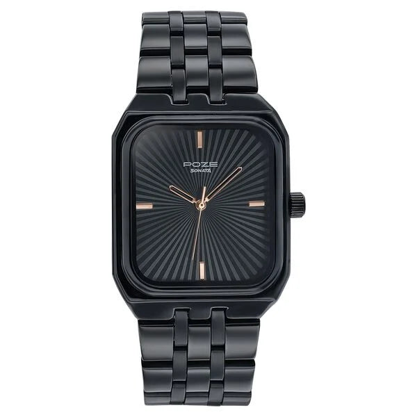 Poze By Sonata Quartz Analog Watch For Men sp70089nm01w - KRISHNA WATCH COMPANY